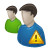 users two warning 48 Icon